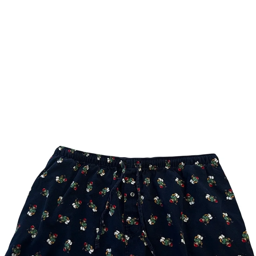Polo Ralph Lauren Navy Blue Polo Bear Cotton Pajama Pants Men's Large